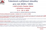 Talentové zkoušky ZUŠ